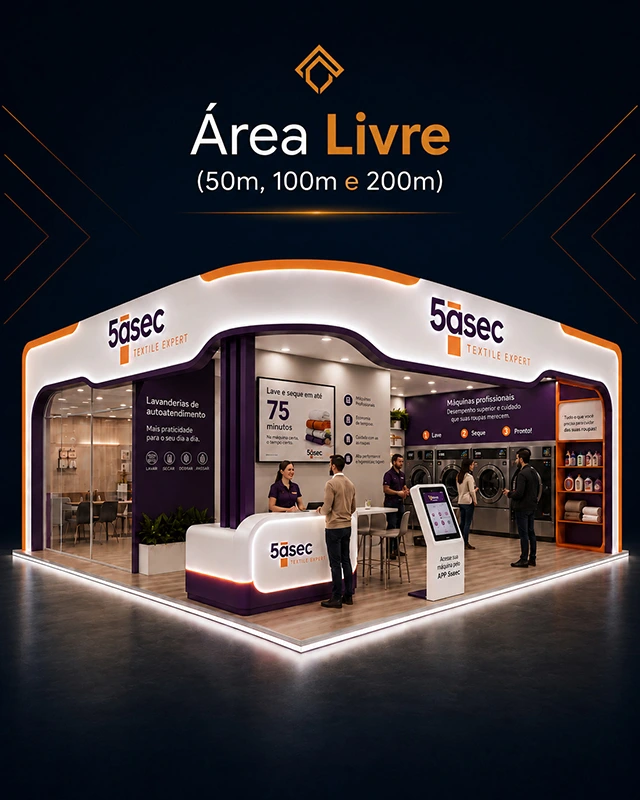 Área Livre de 50m, 100m e 200m